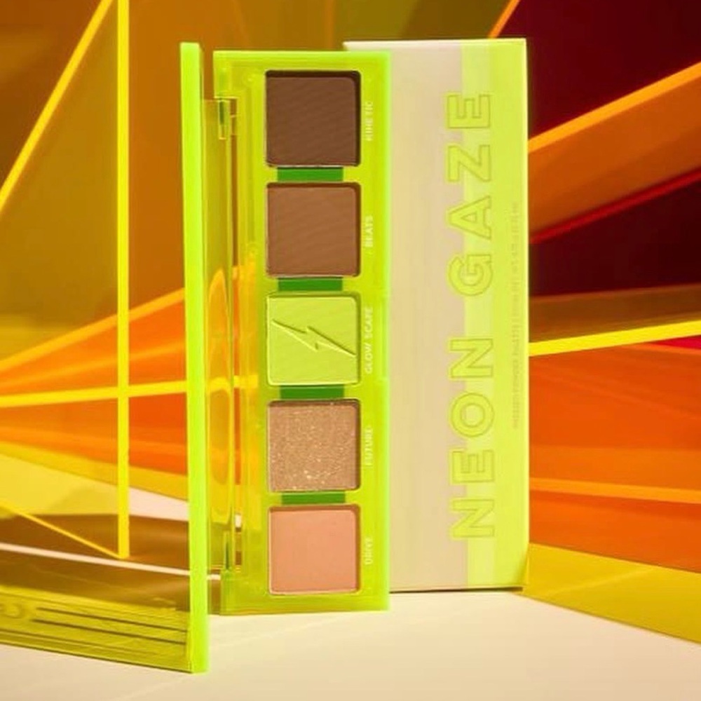 *NEW-OPEN BOX* ColourPop Neon Gaze Pressed Powder Eyeshadow Palette, 5 Shades
